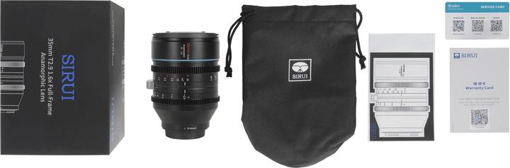 Image du produit Sirui Venus 35mm T2.9 1.6x anamorphique monture L (Monture L, Plein format)