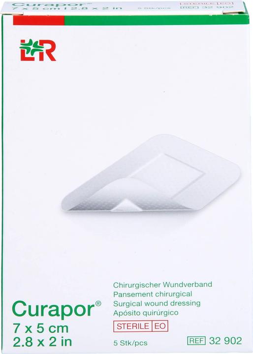 Produktbild Lohmann & Rauscher Curapor Wundverband steril 7x5cm, 5 St PFL (5 x)