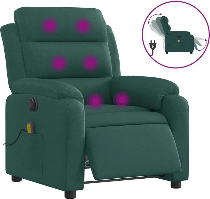 Image du produit VidaXL Fauteuil de massage électrique Tissu