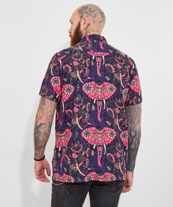 Produktbild Joe Browns Elephant Print Statement Short Sleeve Shirt (XL)
