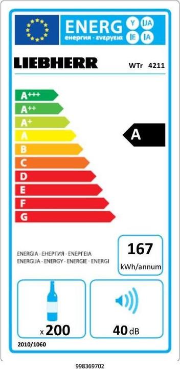 Energy Label Liebherr WTr 4211 Vinotheque