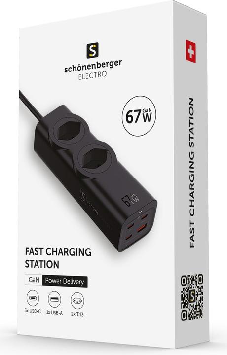 Immagine prodotto Schönenberger Fast Charging Station (2 x, Tipo 13, 2 m)