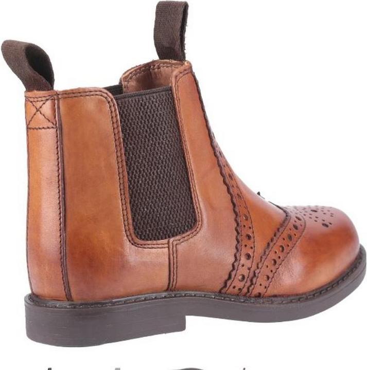 Actual product image Cotswolds Childrens/Kids Nympsfield Leather Chelsea Boot (28)