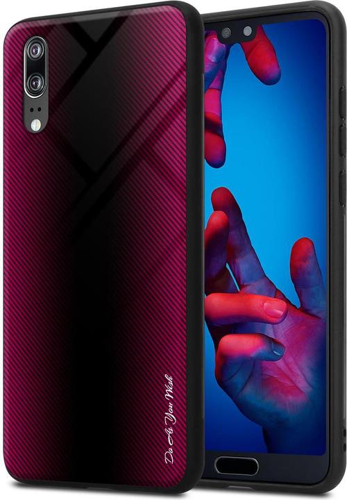 Produktbild Cadorabo TPU Gestreiftes Glas Cover (Cubot P20)