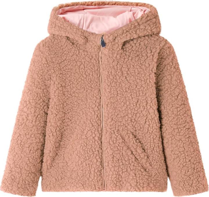 Image du produit VidaXL Veste à capuche enfant en fausse fourrure Teddy Cognac clair (116)