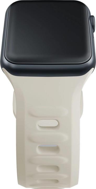 Image du produit 3MK Silicone Watch Strap beżowy/beige dla Apple Watch 38/40/41mm (Silicone, Acier inoxydable)