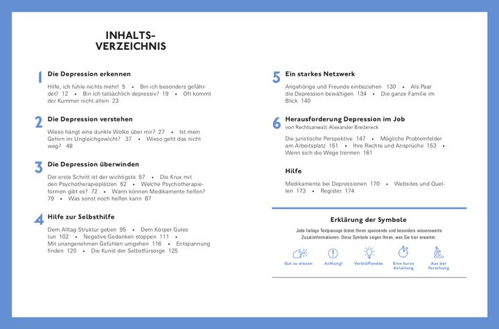 Produktbild Hilfe bei Depressionen (Deutsch, Alexander Bredereck, Mirjam Weinstein-Riechmann, Dr. med. Jana Christina Müller-Flechtenmacher, 2023)