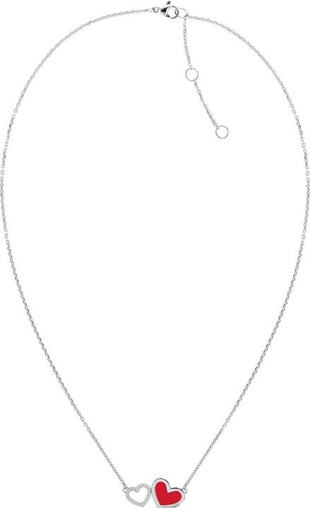 Image du produit Tommy Hilfiger Collier Enamel Hearts (Acier inoxydable, Émail, 45 - 50 cm)