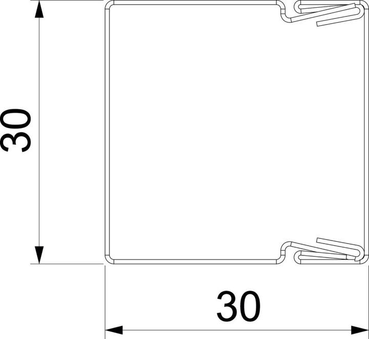 Productafbeelding OBO Bettermann Kabelgoot met vloerperforatie 6246985 (Kabelopening, 200 cm)