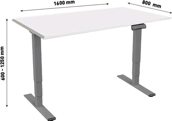 Produktbild Contini Höhenverstellbarer Bürotisch (11 x 88 x 188 cm)