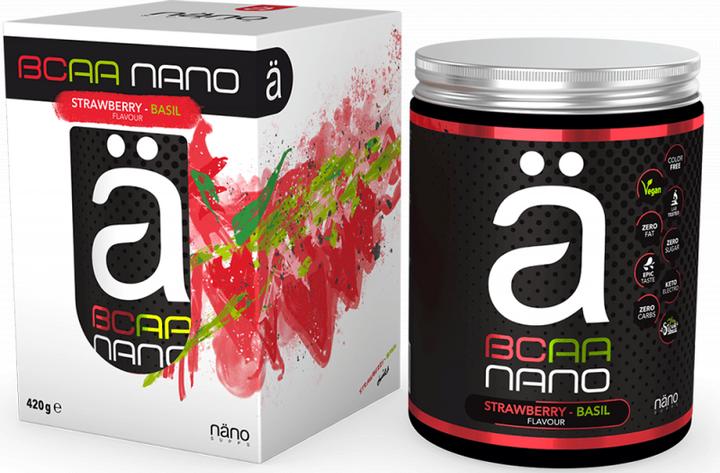 Immagine prodotto Nanosupps BCAA nano (Fragola-basilico, 1 pz., 420 g)