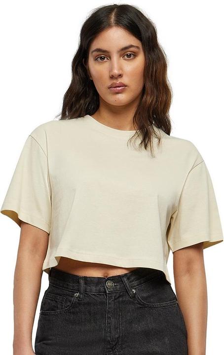 Actual product image Build Your Brand Womens/Ladies Oversized Short-Sleeved Crop Top (XXL)
