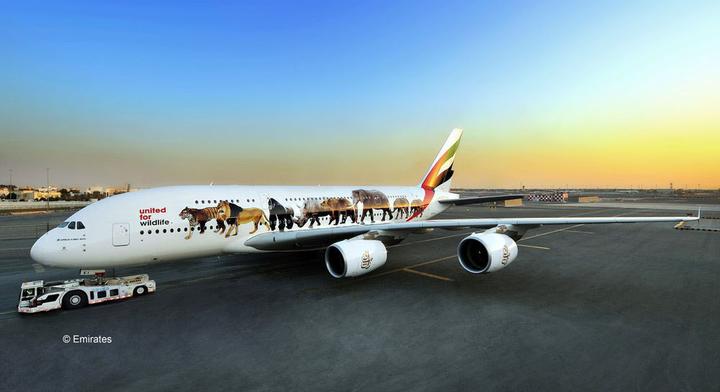Produktbild Revell Airbus A380-800 Emirates Wild Life