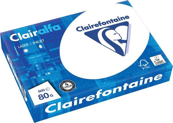 Image du produit Clairefontaine Clairalfa (80 g/m², 500 x, A4)