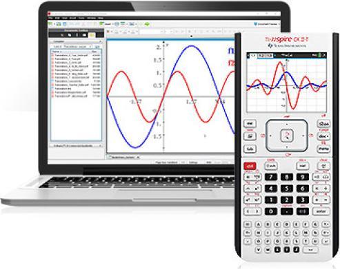 Immagine prodotto TI Calcolatrice grafica Nspire CX II-T PWB Calcolatrice e software per insegnanti in confezione (Accumulatore di carica elettrica, Corrente elettrica)