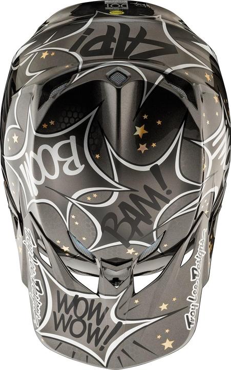 Productafbeelding Troy Lee Designs SE5 ECE Carbon MIPS helm, Cosmic Explosion, grijs, L | 58-59cm (58 - 59 cm, L)