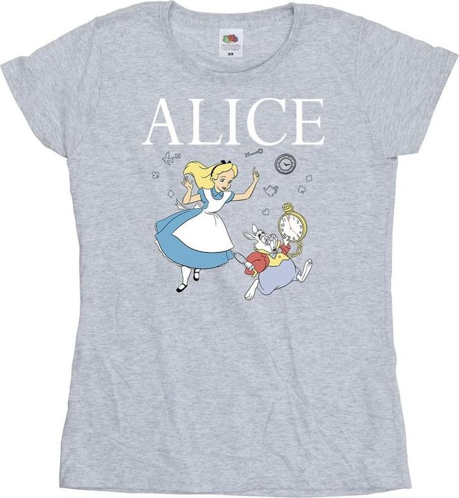 Immagine prodotto Disney Alice In Wonderland Follow The Rabbit Maglietta Donna (L)
