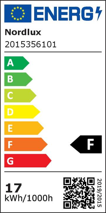 Energy Label Nordlux Noxy, ceiling lamp, white (1650 lm)