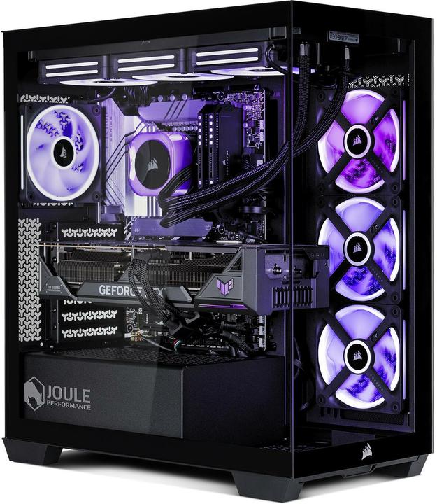 Produktbild Joule Performance High End Gaming PC ICUE LINK RTX5090 R7X3D 64GB 4TB L1134559 (AMD Ryzen 7 9800X3D, 64 GB, 4000 GB, GeForce RTX 5090)