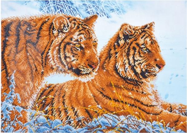 Image du produit Diamond Dotz 71 x 51 cm - Tigre i sne