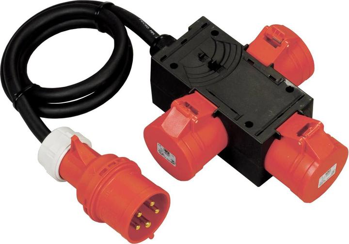 Actual product image Spälti Mobile distributor 3x CEE16/5 3P+N+E with 1.5 m supply cable (3 x, CEE 16/5)