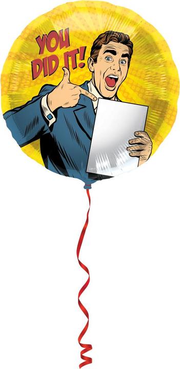 Image du produit Folat Passed You Did It Ballon en plastique - 45cm