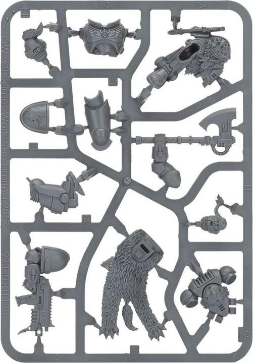 Immagine prodotto Games Workshop Warhammer 40.000 - Pattuglia di combattimento dei Lupi Spaziali (Materiale sintetico)