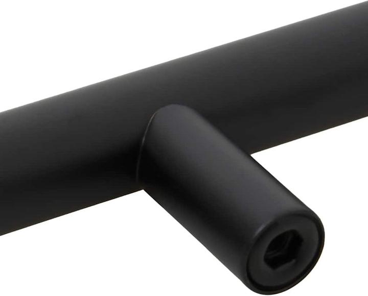Actual product image VidaXL Furniture handles 5 pcs. black 320 mm stainless steel, colour