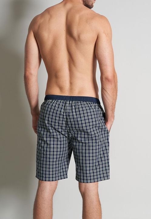 Immagine prodotto Tom Tailor Pantaloni da riposo da uomo Bermuda con bottone sul cavallo Plaid (52)