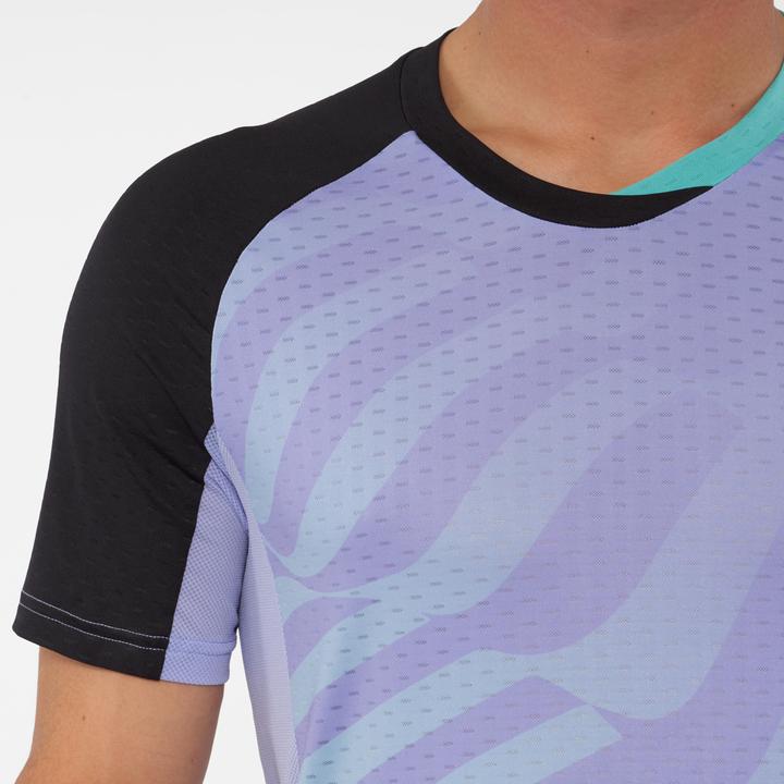 Actual product image Kuikma Men's Padel T-Shirt short sleeve - PTS 900 purple (XL)