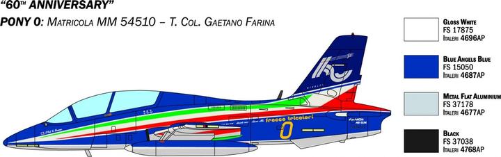 Produktbild 1:72 3er Set Aermacchi MB-339 PAN 60Jah.