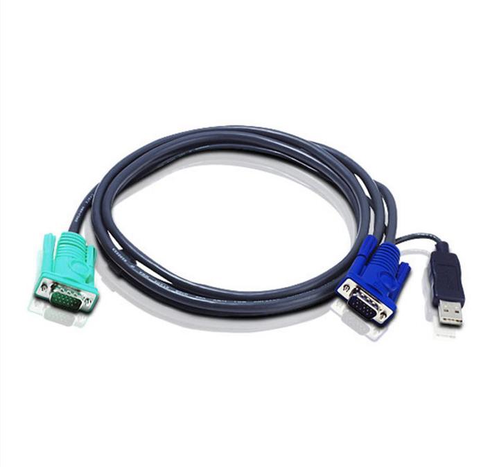Produktbild Aten 2L-5203U KVM-Kabel (HD15-SVGA, USB, USB) - 3 m