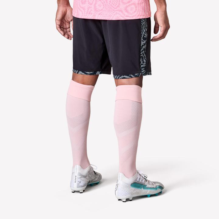 Immagine prodotto Kipsta Damen/Herren Fussball Shorts - Viralto II Snake schwarz/grau (XXL)