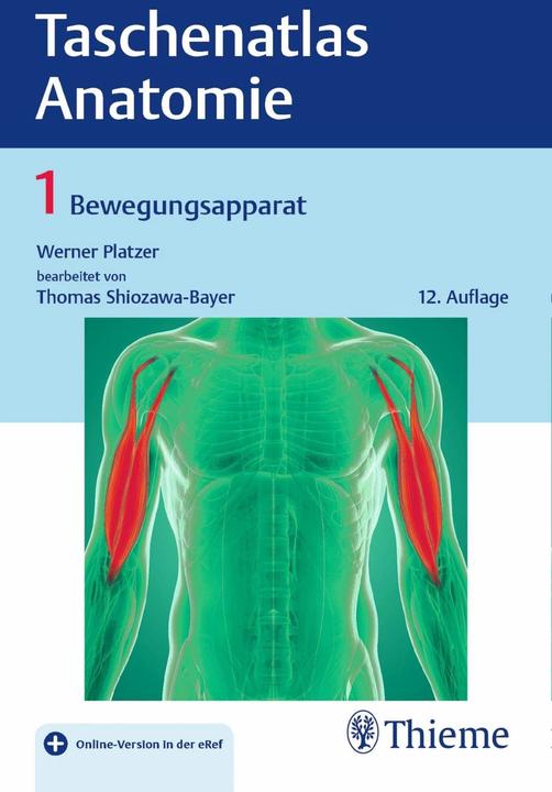 Produktbild Taschenatlas Anatomie, Band 1: Bewegungsapparat (Deutsch, Werner Platzer, 2018)