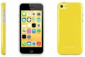 Image du produit Macally étui flexible pour iPhone 5C - jaune (Apple iPhone 5c)