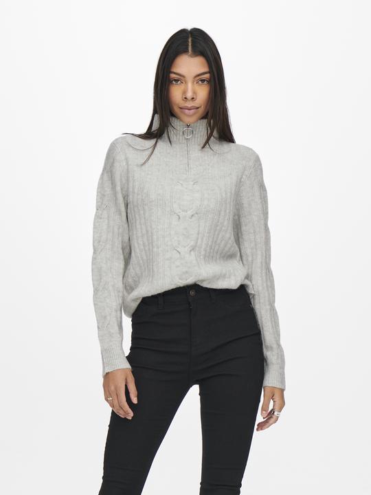 Actual product image JdY Zippered cable knit jumper (L)
