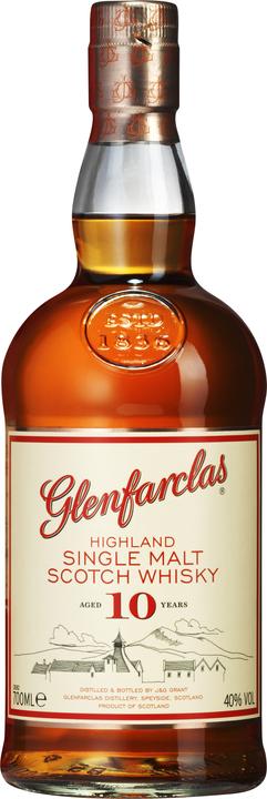Produktbild Glenfarclas 10 Years (Single Malt, Scotch Whisky, 1 x 70 cl)