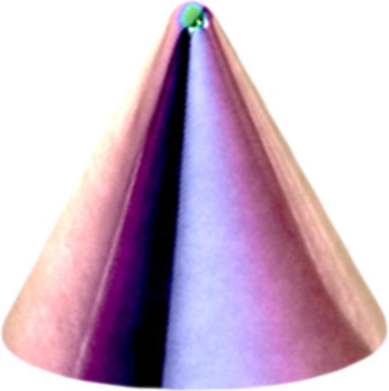 Produktbild Star Piercing Cone farbig (ohne Messing, Titan G23)