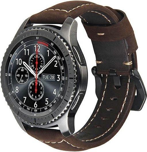 Produktbild Beline Smartwatch-Lederarmband, braune Farbe, 20 mm (20 mm)