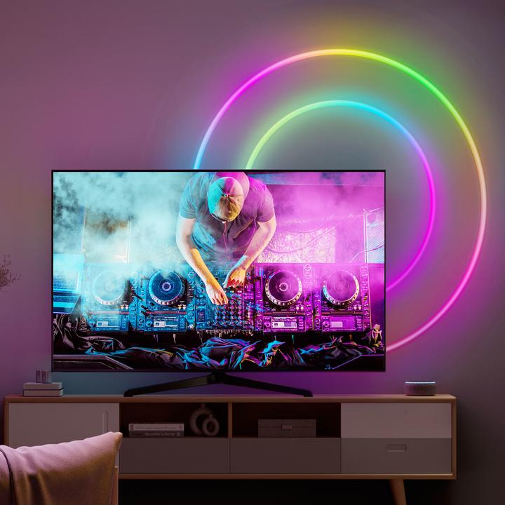 Produktbild Govee RGBIC Neon Rope Light (Mehrfarbig, 200 cm, Indoor)