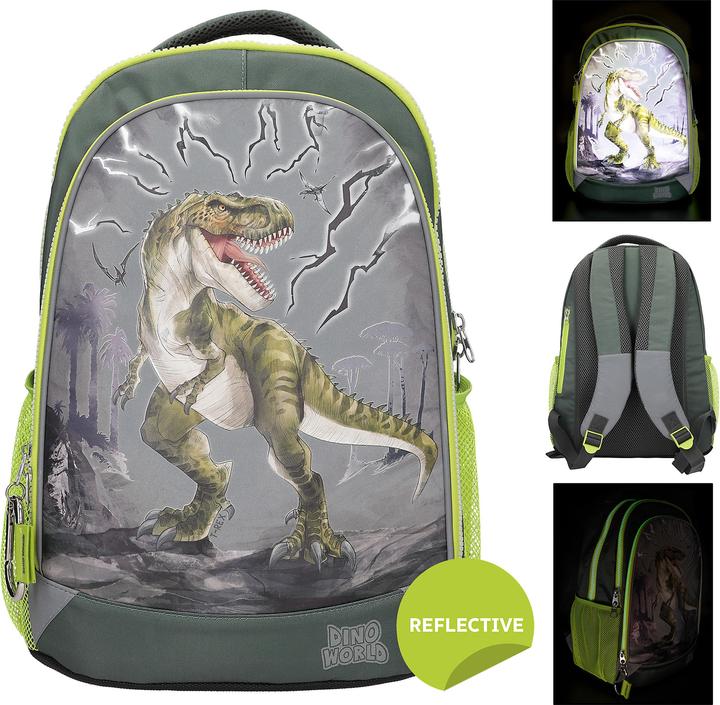 Actual product image Dino World - Schoolbackpack REFLECTOR ( 0411759 )