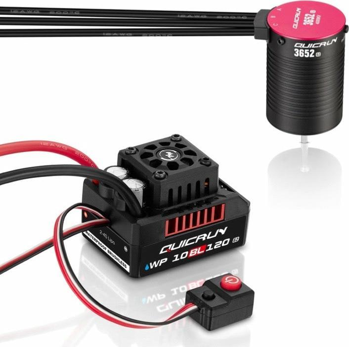 Produktbild Hobbywing Combo WP10BL120G2 mit 3652SL-4000KV-G2