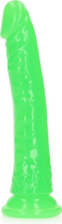 Produktbild RealRock Slim Realistic Dildo with Suction Cup - Glow in the Dark - 8" / 20 cm