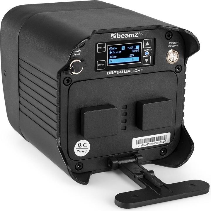 Actual product image BeamZ PAR Bar BBP54 Battery Uplight (12 W, LED)