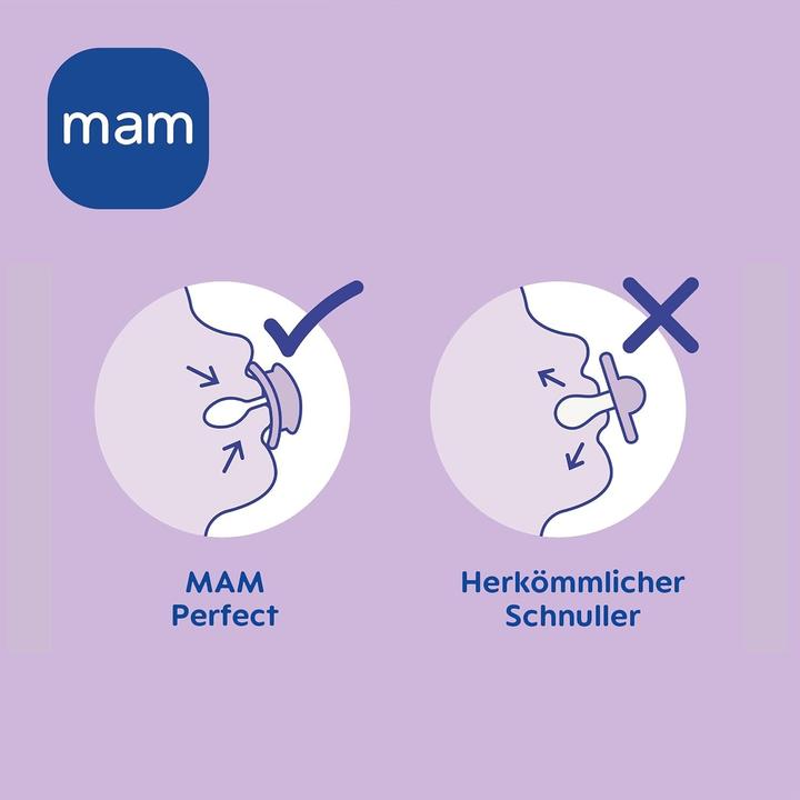 Image du produit MAM Perfect Silicone Sucettes 2 pièces, 16 mois et + (2 x, à partir de 16 m.)