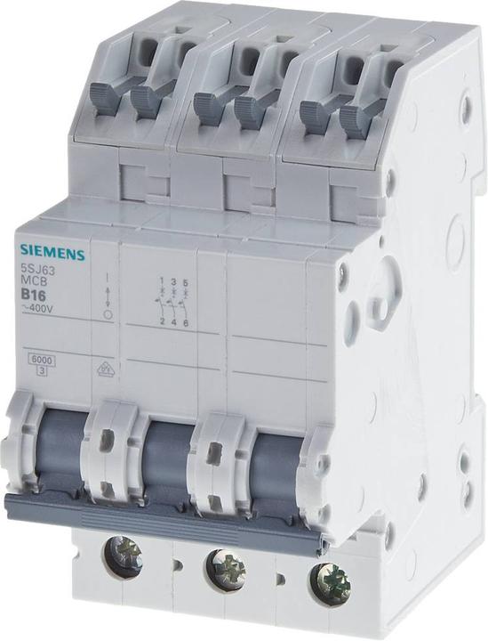 Produktbild Siemens Sicherungsautomat 3-polig 13A Typ B