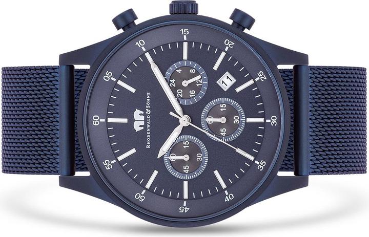 Produktbild Herren Chronograph Goodwill Edelstahl blau - 26529 (Chronograph, 43 mm)