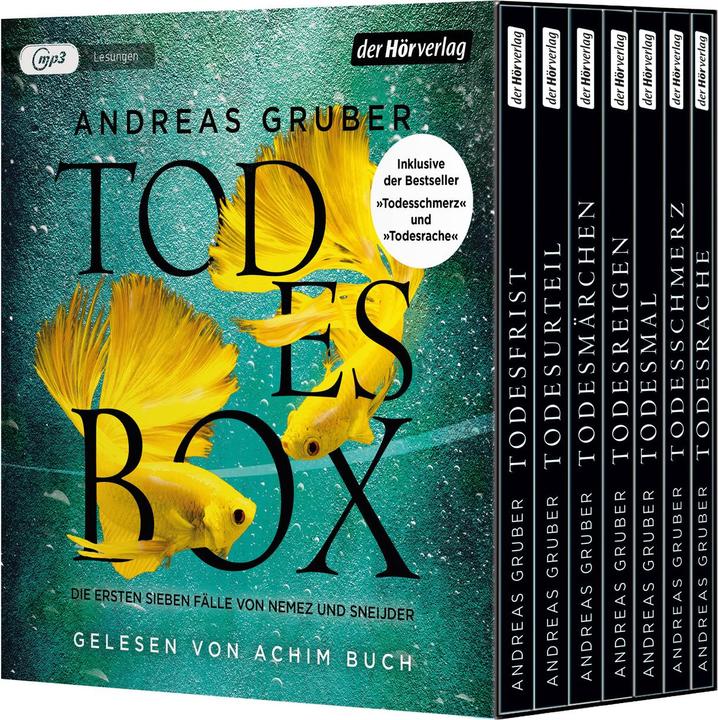 Produktbild Todes-Box. Die ersten sieben Fälle von Nemez und Sneijder (Deutsch, Andreas Gruber, 2023)