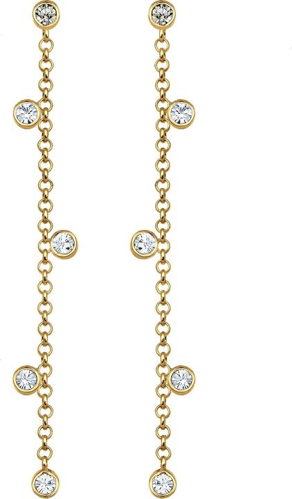 Image du produit Elli Boucles d'oreilles pendentif Geo cristaux 925 argent Pretty (Cristal de verre, Argent sterling 925)