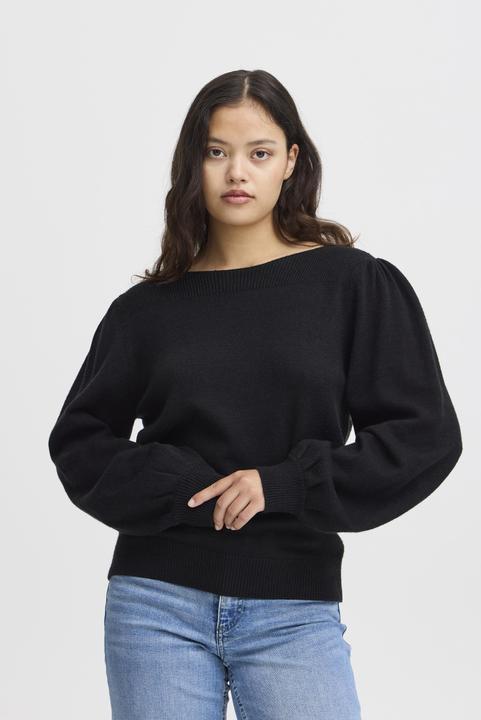 Actual product image Ichi 's ong seeve sweater ihviree (L)